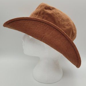 LIZ CLAIBORNE | faux suede western boho festival hat